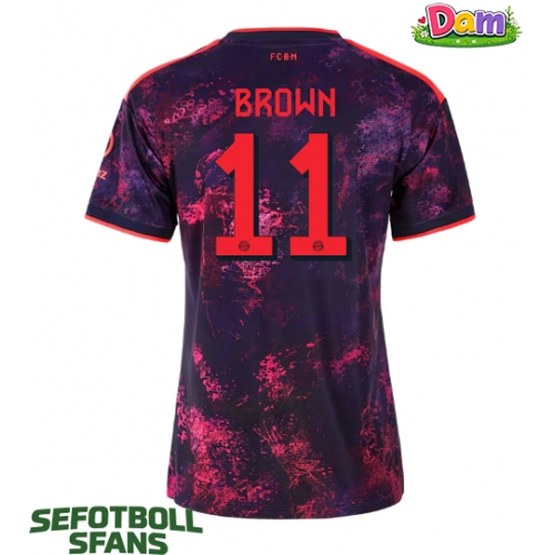 Bayern Munich Nathaniel Brown #11 Tredje Tröja Kvinnor 2026-27 Kortärmad